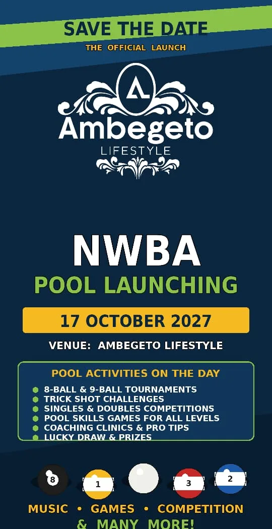 NWBA Pool Launching event poster